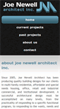 Mobile Screenshot of joenewellarchitect.com