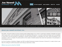 Tablet Screenshot of joenewellarchitect.com